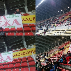 Кауза Колежа и на стадиона в Скопие